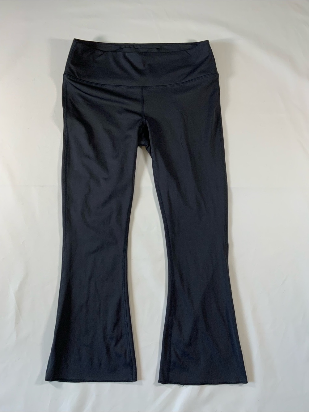 FP Movement Free People Black Cropped Flared Active Leggings Small Yoga Pants